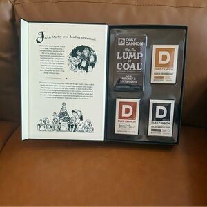 Duke Cannon Men's Grooming Soap Set - Black, White, Orange